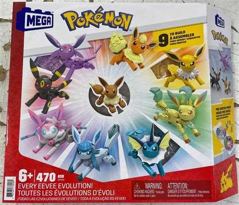 Amazon.com: MEGA Pokémon Building Toys Set Every Eevee Evolutio.